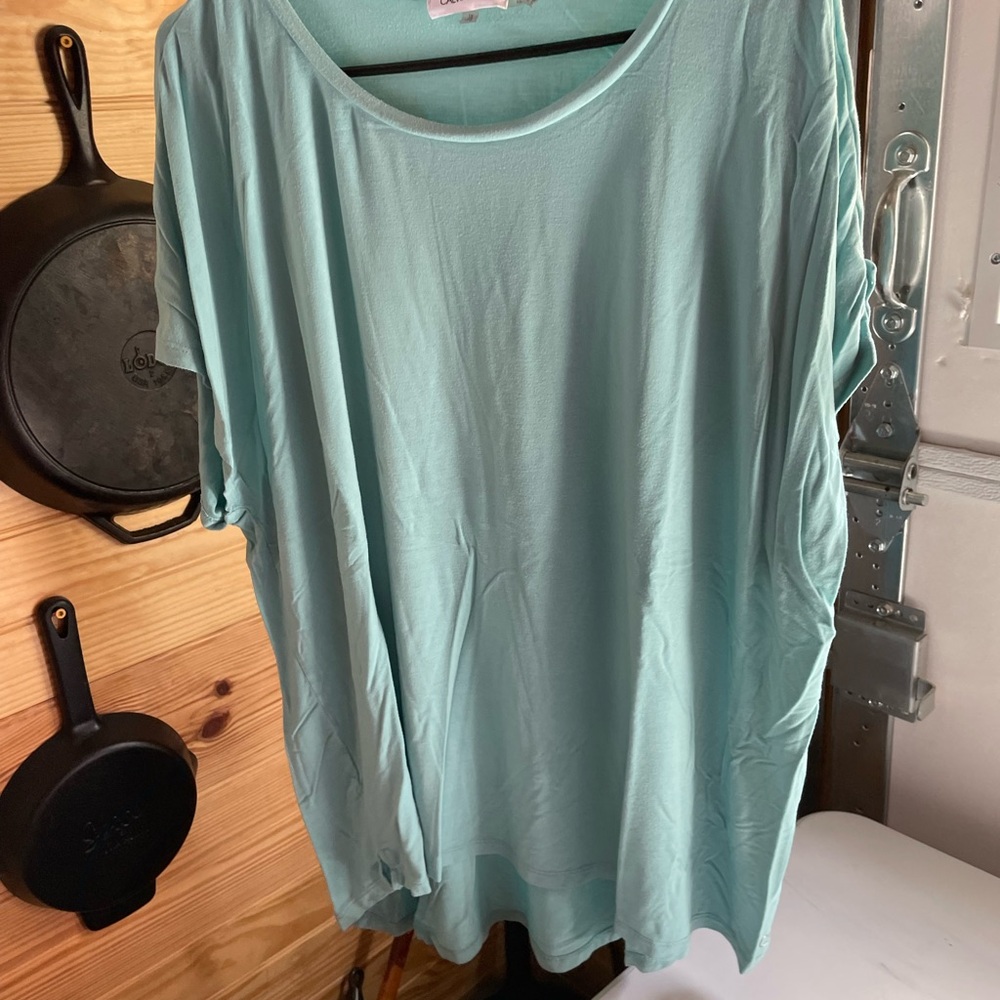 Calvin Klein Green Oversized Relaxed T-Shirt